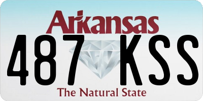 AR license plate 487KSS