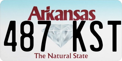 AR license plate 487KST