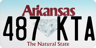 AR license plate 487KTA