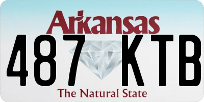 AR license plate 487KTB