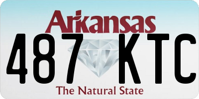 AR license plate 487KTC