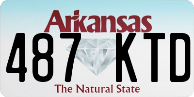 AR license plate 487KTD