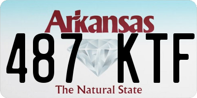 AR license plate 487KTF