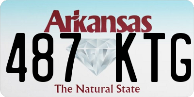 AR license plate 487KTG