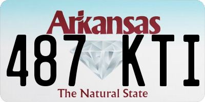 AR license plate 487KTI