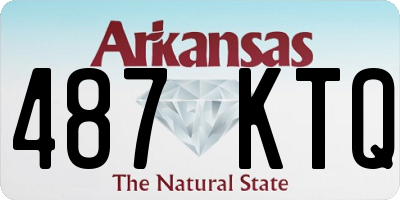 AR license plate 487KTQ