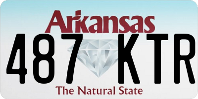 AR license plate 487KTR