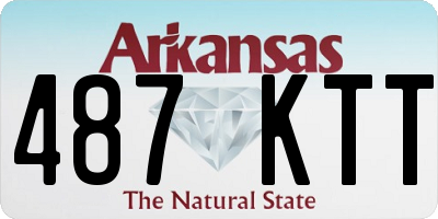 AR license plate 487KTT