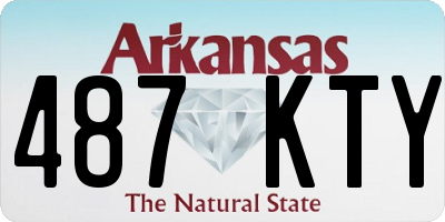 AR license plate 487KTY