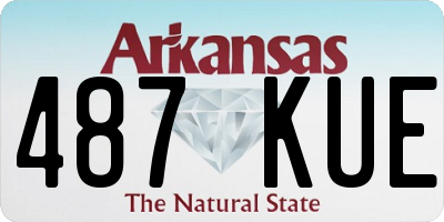 AR license plate 487KUE