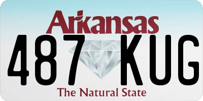 AR license plate 487KUG