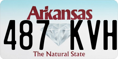 AR license plate 487KVH
