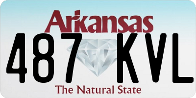 AR license plate 487KVL