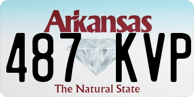 AR license plate 487KVP