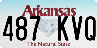 AR license plate 487KVQ