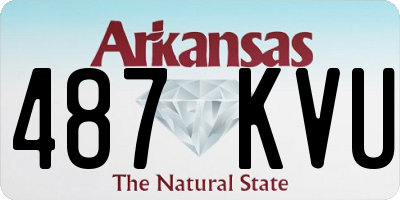 AR license plate 487KVU
