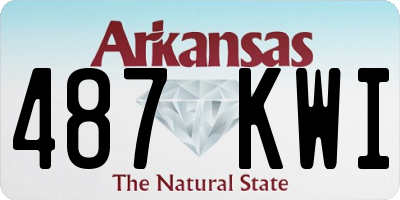 AR license plate 487KWI