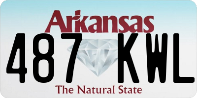 AR license plate 487KWL