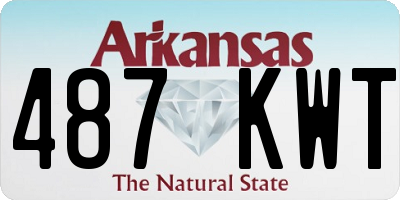 AR license plate 487KWT