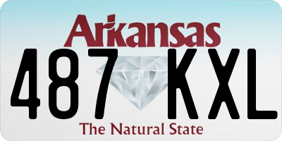 AR license plate 487KXL