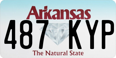 AR license plate 487KYP