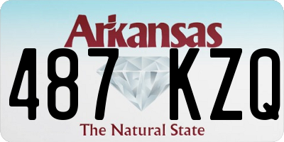 AR license plate 487KZQ