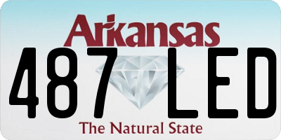 AR license plate 487LED
