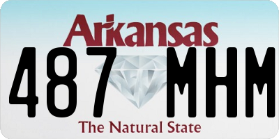 AR license plate 487MHM