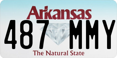AR license plate 487MMY
