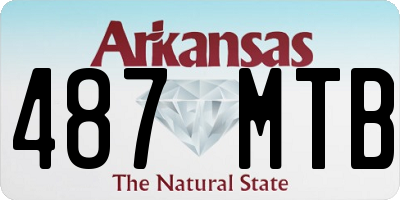 AR license plate 487MTB