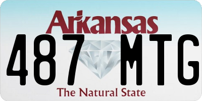 AR license plate 487MTG