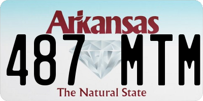 AR license plate 487MTM
