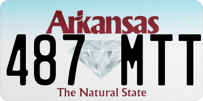AR license plate 487MTT