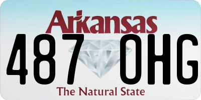 AR license plate 487OHG
