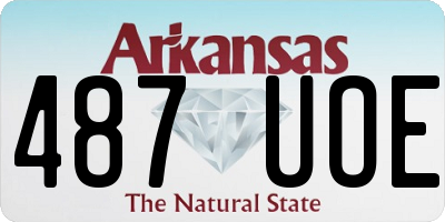 AR license plate 487UOE