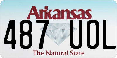 AR license plate 487UOL