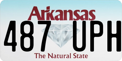 AR license plate 487UPH