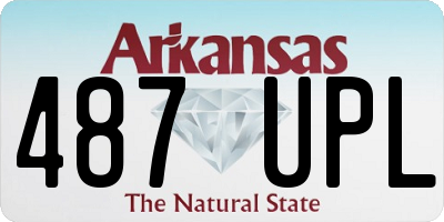 AR license plate 487UPL