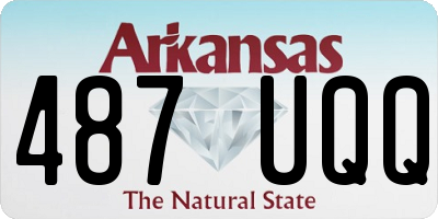 AR license plate 487UQQ