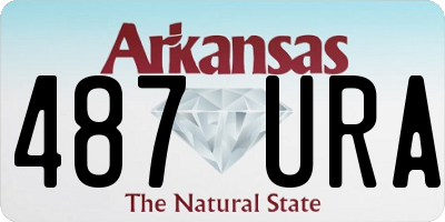 AR license plate 487URA