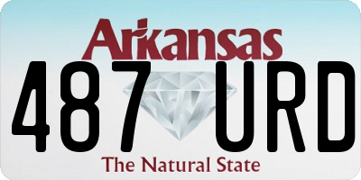 AR license plate 487URD