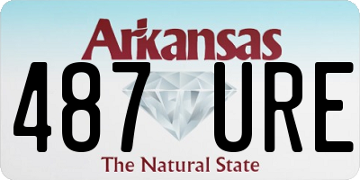 AR license plate 487URE