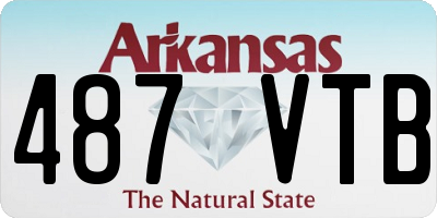 AR license plate 487VTB