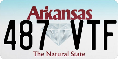 AR license plate 487VTF