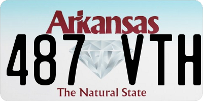 AR license plate 487VTH