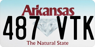 AR license plate 487VTK