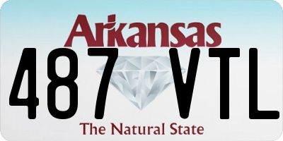 AR license plate 487VTL