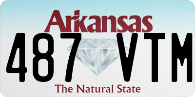 AR license plate 487VTM