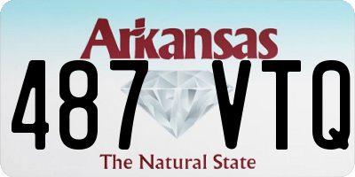 AR license plate 487VTQ