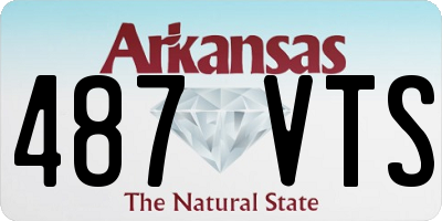 AR license plate 487VTS